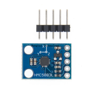 <strong>GY</strong>-<strong>273</strong> 3V-5V QMC5883L <strong>HMC5883L</strong> Electronic Compass Compass Magnetometer Sensor Module Triaxial Magnetic Field Module - Product Image 1