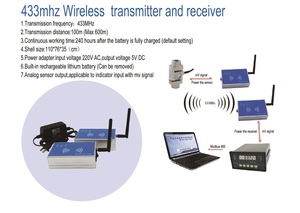 ワイヤレススケール用リチウム電池付きTW433データトランシーバモジュールRFリモート送信機受信機 - Product Image 6