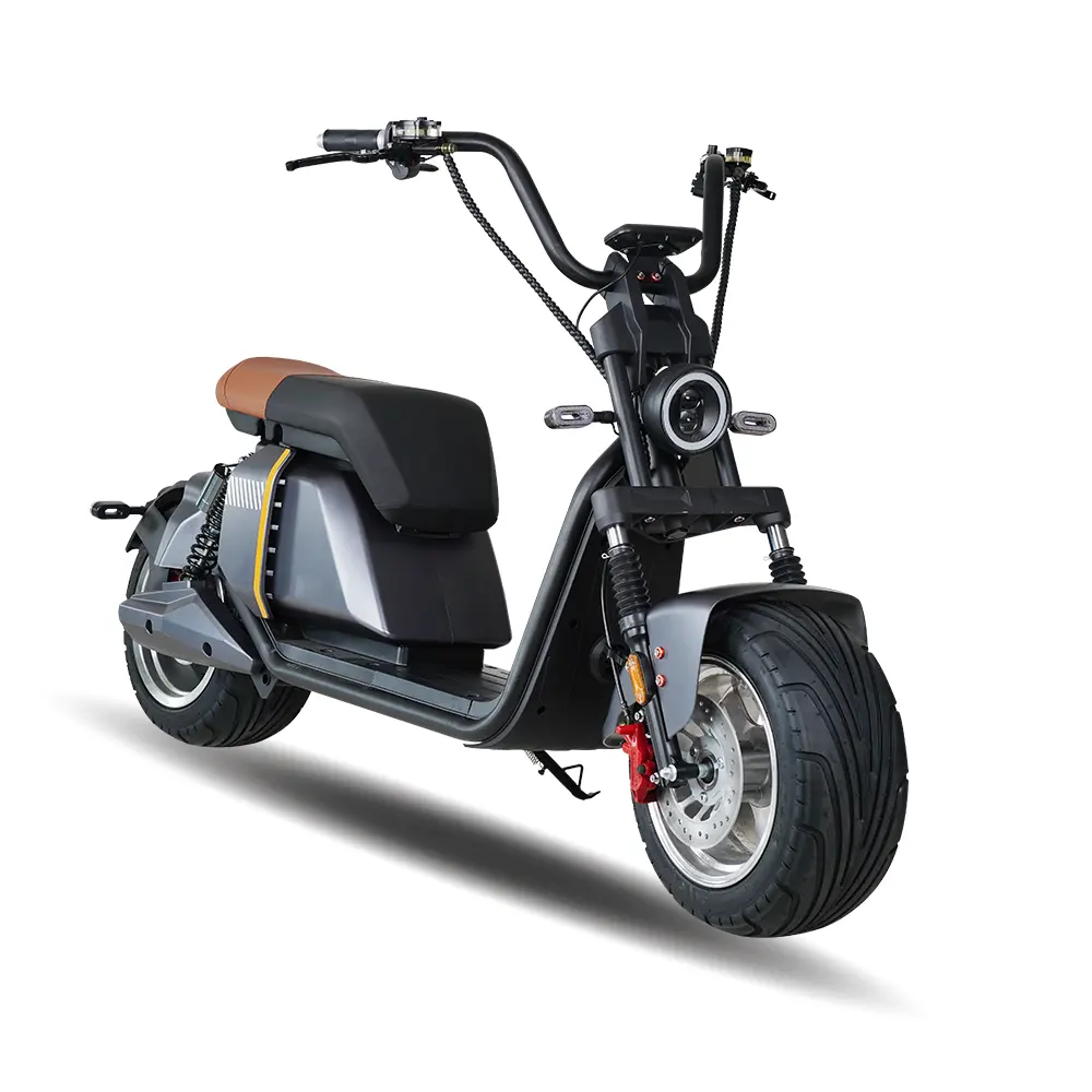 2022 strada potente 3000W cee 200kg a lunga distanza ampia ruota 12 pollici città coco harleyment scooter elettrico