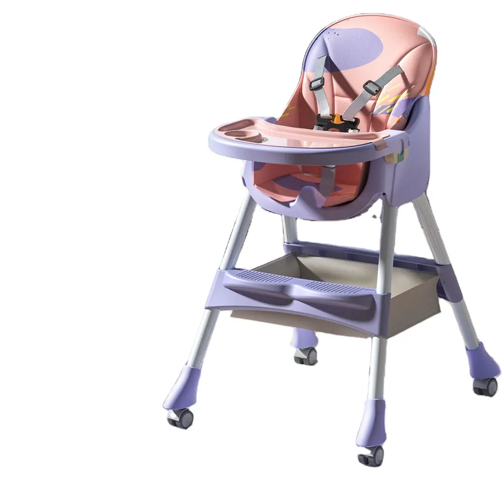 Chaises en peluche pour enfants chaise en plastique pour enfants bébé métal caractéristique d'emballage OEM matériau de sécurité pliant origine multifonction haute vente en gros