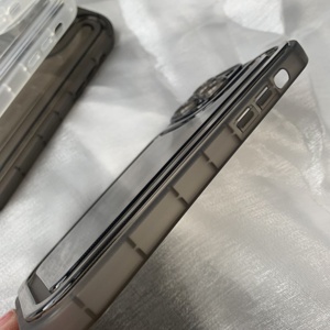Ins Style Transparent Air Cushion Mobile Phone Case for iPhone 15 14 13 Plus Smooth Glossy Line Design Phone Cover for <strong>Apple</strong> - Product Image 3