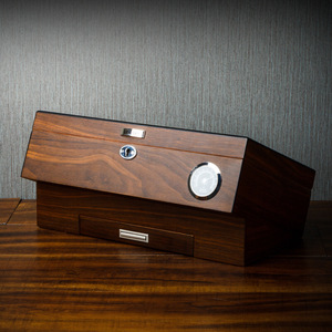 หน้าต่างสียอดนิยมของ Lubinsky Cedar จอแสดงความจุขนาดใหญ่ Humidor ซิการ์ - Product Image 2