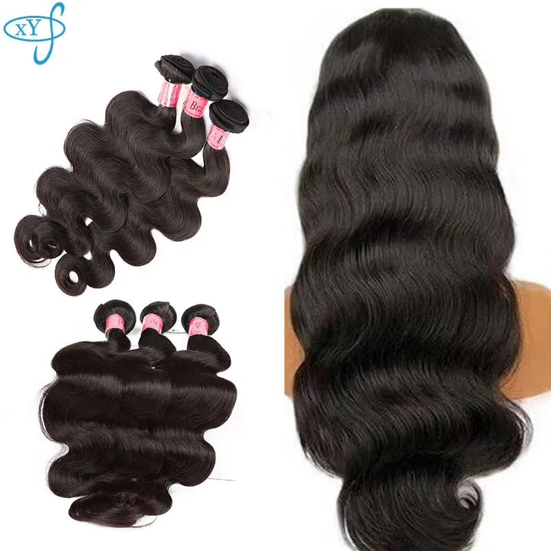 XYS Wholesale Human Hair Extensions, 12A Grade Cuticle Aligned Virgin Hair Vendor, Free Sample Cheap Brazilian Hair Bundles