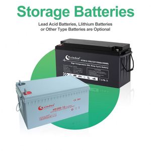 全1千瓦3kw离网太阳能系统套件24v 3kw 5kw 1kw 5kva离网太阳能家用系统成套，带备用电池 - Product Image 4