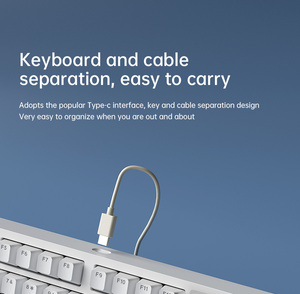 84 Keys Wired Mechanical <strong>Computer</strong> <strong>Keyboard</strong> Office and Gaming With RGB Backlight Knob Hot Swap <strong>Type</strong>-C USB