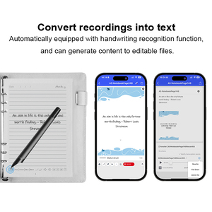 Customization AI Function Smart <strong>Notebook</strong> Smart Pen Business <strong>Notebook</strong> With USB Flash Drive Fingerprint Lock and AI Software - Product Image 5