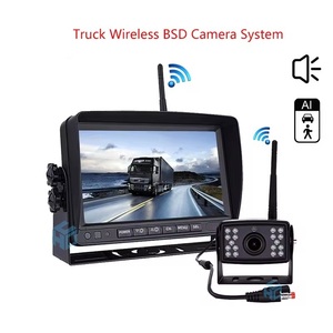 AHD 720P sistema de cámara de respaldo inalámbrico RV Monitor DVR de 7 "para camión remolque Camper respaldo de coche inalámbrico 4 cámaras cámara de visión trasera - Product Image 1