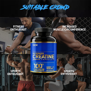 Private Label puro micronizzato creatina capsule muscolo costruttore di allenamento integratore per gli atleti OEM - Product Image 4