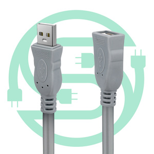 สาย USB 2.0 ส่วนต่อขยาย 5M ชายกับหญิง M F สายเคเบิลขยายสายเคเบิลข้อมูล - Product Image 6