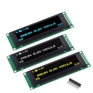 2,8-Zoll-OLED-Display 256*64 25664 Punkte Grafik-LCD-Modul-Bildschirm LCM-Bildschirm SSD1322-Controller Unterstützung SPI für Arduino