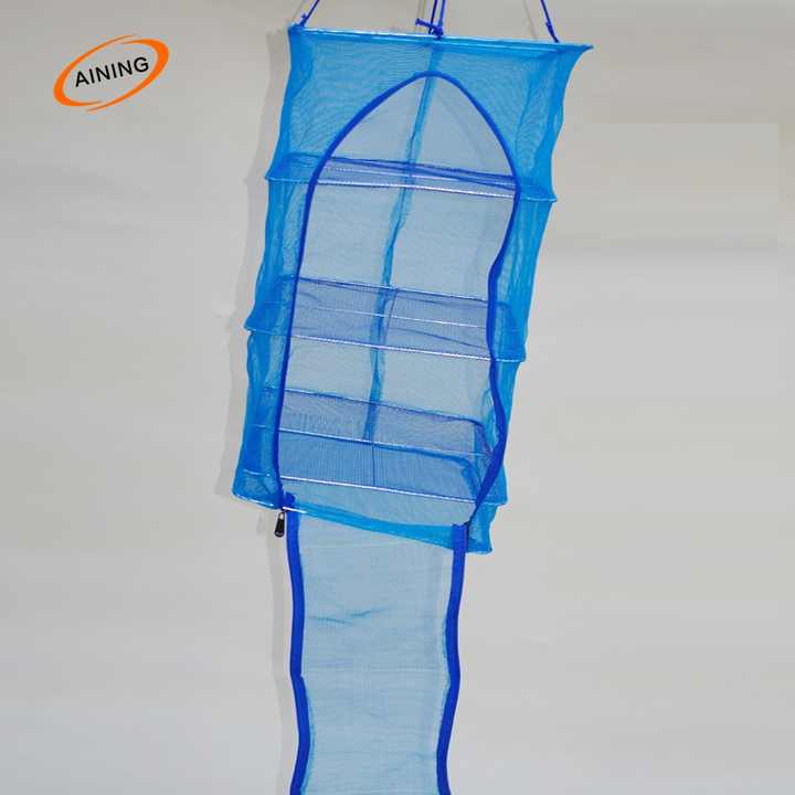 便宜的50厘米x 95厘米35X35X65cm厘米折叠3层5层食用鱼干网干网