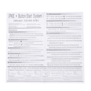 High Quality Basic Car <strong>Push</strong> <strong>Start</strong> System One <strong>Button</strong> Remote <strong>Start</strong> Engine Auto Security System Passive Keyless Kit Universal PKE - Product Image 3