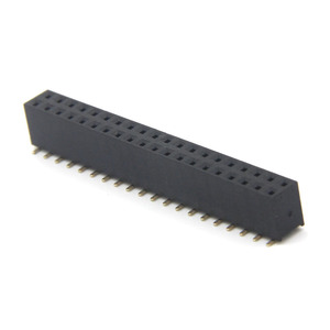 Testina 2.54MM Pitch H7.1 due file 40 pin SMT connettore PCB in ottone per applicazioni elettroniche - Product Image 1