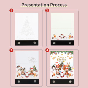 DIY Creative <strong>Paper</strong> Craft Note <strong>Paper</strong> Art Building <strong>Block</strong> 3D Sticky Notes <strong>Memo</strong> Pads Stickers Creative Christmas Post Notes - Product Image 4