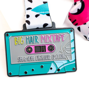 เหรียญรางวัลกีฬาวิ่งมาราธอน ทำจากโลหะผสมสังกะสี คุณภาพสูง ทาสีตามสั่ง สำหรับเป็นของที่ระลึก - Product Image 4