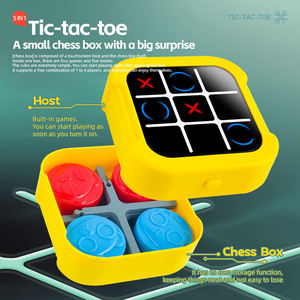 Özel 5 1 elektronik Tic Tac Toe oyunu el elektrikli bulmaca oyun konsolu-Tic Tac Toe dokunmatik seyahat oyun konsolu - Product Image 2