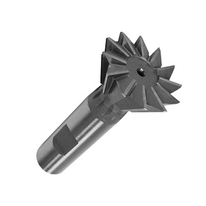 DZ <strong>Weldon</strong> Shank HSS 60 Degree Double Edged Dovetail Cutter End Mill for Metal Milling Tin Coated OEM Customizable - Product Image 1