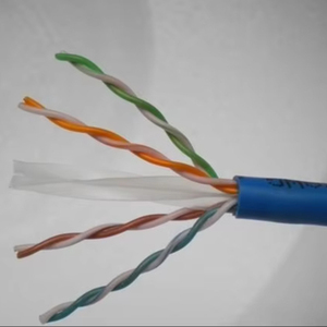Cable de red de cobre sin oxígeno Cat6 sin blindaje, línea de conexión dedicada de ingeniería de monitoreo Fluke POE - Product Image 1