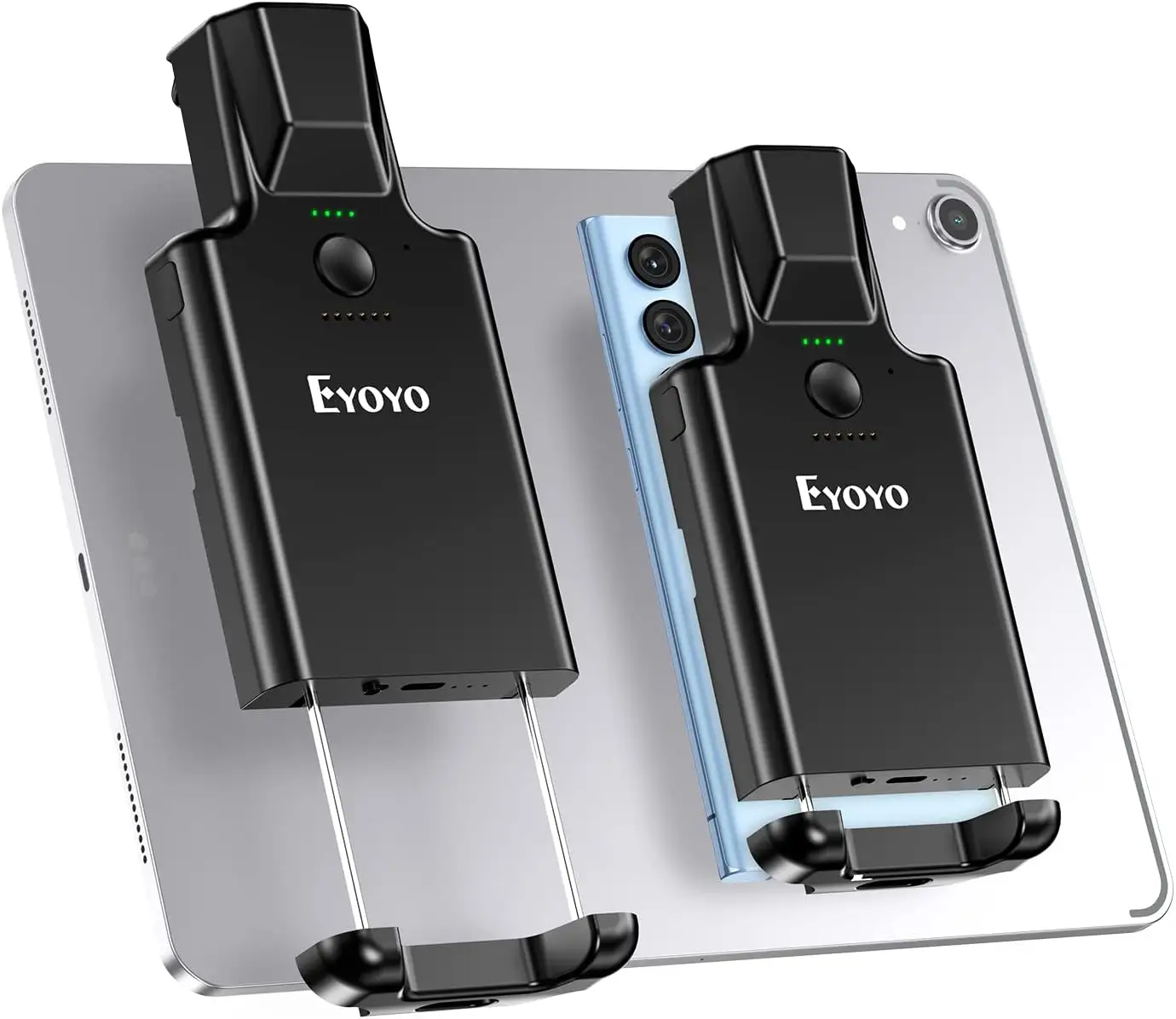 Eyoyo-Escáner de código de barras 2D con Bluetooth, compatible con iPad, tableta, iPhone, teléfono Android, batería recargable de 3000mAh, portátil