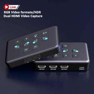 4k 60hz hdmi视频采集卡独特设计HDR彩色未压缩RGB实时游戏/流USB 3.0双hdmi视频采集卡 - Product Image 1