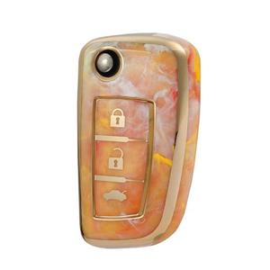 Factory Sales New Arrival Car <strong>Key</strong> Cover Gold Edge TPU Auto <strong>Key</strong> case for Nissan TIIDA TEANA SYLPHY <strong>Key</strong> - Product Image 1