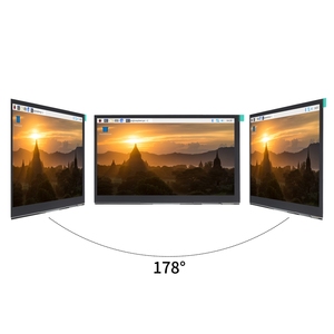 Display LCD Touch Screen da 10.1 pollici 1024X600 per Raspberry Pi 3B +/4B con supporto altoparlanti per regolare la retroilluminazione Kit modulo LCD - Product Image 2