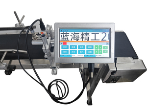 Elektrische automatische Datums-und Inkjet-Codier maschine Touchscreen-Flaschen druck geräte Metall karton angetrieben