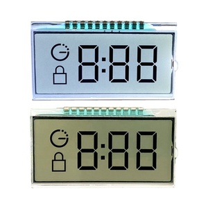 Trasparente transflettivo personalizzato piccolo schermo LCD digitale 3 cifre Display LCD 7 segmento Display 3 cifre per dispositivi di strumenti - Product Image 2