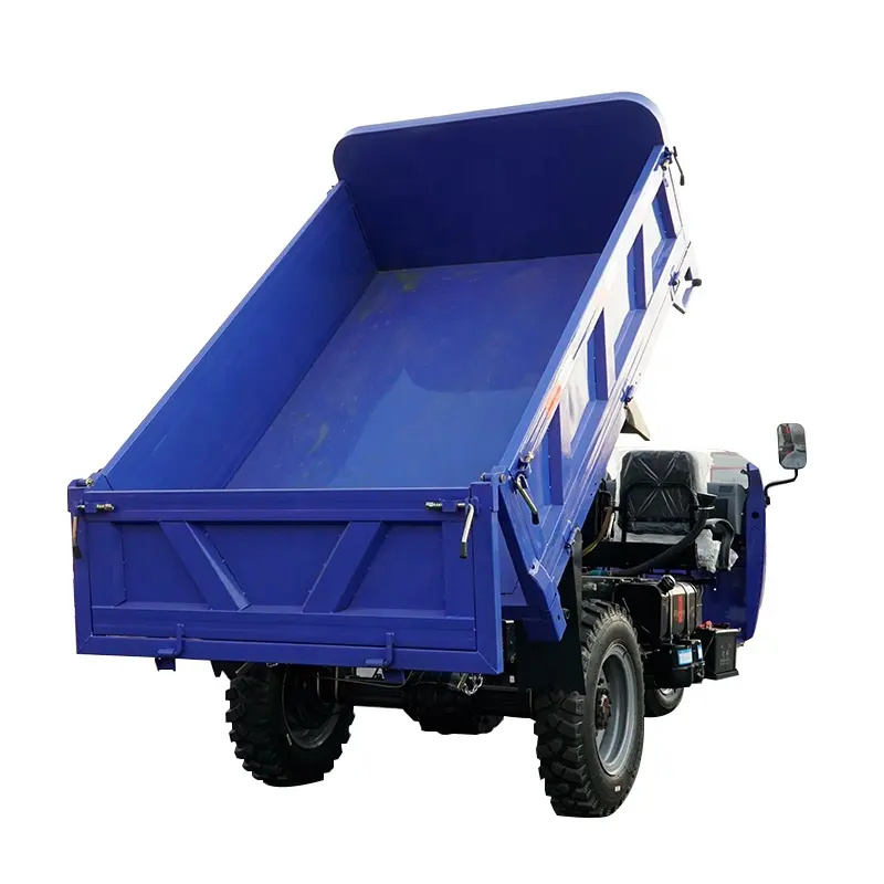 Tricicli da carico Diesel per uso domestico 3 pneumatici dumper ribaltabile per agricoltura