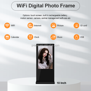 Desktop Android WiFi Smart Digital Signage Display 10-Zoll-IPS-LCD-Werbespieler mit mobiler App Remote Upload - Product Image 3