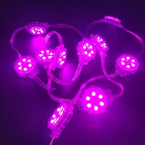 Yüksek kaliteli 40mm 6leds 24v yuvarlak 1903 rgb dmx 512 led piksel modül lamba dize IP68 - Product Image 6