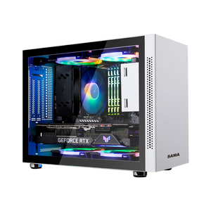 Custodia per computer di vendita calda SAMA gaming MATX custodia per micro computer personalizzata OEM custodia per pc desktop - Product Image 1