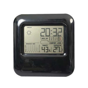 Multifunzione a grande schermo quadrato a Led orologio da parete telecomando digitale sveglia Display calendario temperatura orologio da tavolo - Product Image 6