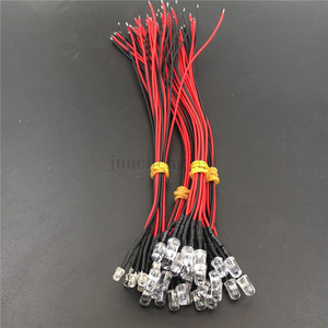 กระพริบ Led Prewired สีแดง SMD LED ไดโอดเปล่งแสง DC 1.8-1.9V บัดกรีมินิไฟ LED - Product Image 4