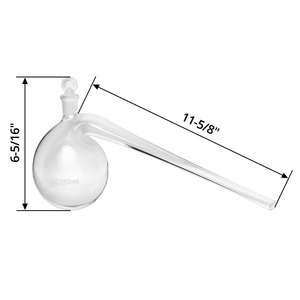 Tùy Chỉnh Kích Cỡ Khác Nhau Duy Nhất-Cổ Đa-Cổ Bình Phòng Thí Nghiệm Thủy Tinh Thạch Anh Vòng Dưới <span class=keywords><strong>Flask</strong></span> Lò Phản Ứng - Product Image 4