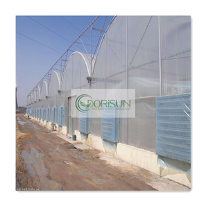 2000 Sq Ft UV-stabilisierte Gurken aus Polyethylen 40 'Container Industrie-Abluft ventilator Gewächshaus-Set für die Landwirtschaft in Innenräumen