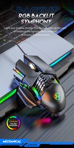 2025 DPI 7 programlanabilir RGB arkadan aydınlatmalı düğmeler manyetik kablosuz AC arayüzü ile 12000 taşınabilir oyun fare kablolu ergonomik - Product Image 3