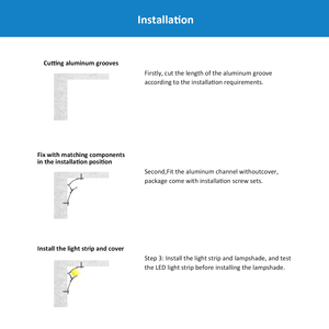 Led alüminyum profil ışık 115 alçıpan ekstrüzyon kanalı konut için Led gömme Led ekstrüzyon - Product Image 4
