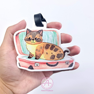 Trend Design <strong>Customize</strong> Suitcase <strong>Tags</strong> PVC Rubber <strong>Tags</strong> Transparent <strong>String</strong> Printing Press Luggage <strong>Tag</strong> for Kids - Product Image 1