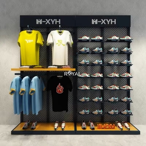 Tùy chỉnh cửa hàng thể thao thiết kế nội thất quần áo hiển thị tủ trang trí cho cửa hàng giày thể thao - Product Image 2
