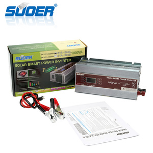 Suoer 1000W汽车太阳能数字显示逆变器12V 220单相转换器，带5v输入和1A输出正弦波 - Product Image 6