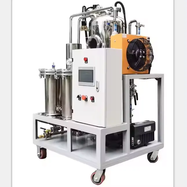 Máquina de filtrado y purificación de aceite de cocina de desecho usado de acero inoxidable