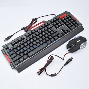 Conjunto Combinado de teclado y ratón con cable para Gaming, Mouse colorido Led con USB, K33, para ordenador de escritorio - Product Image 6