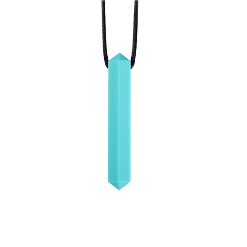 Pendentif gemme bleu ciel