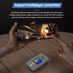 Enrutador Wifi DNXT portátil 4G LTE con tarjeta Sim Cat7 Pocket Wifi dispositivo de red de doble frecuencia 3000mAH batería Mifis inalámbrico - Product Image 4