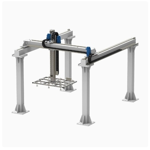 Sistema de robot de selección y colocación de pórtico con elevador de vacío de brazo eléctrico y manipulador de polígono con componentes de motor central - Product Image 1