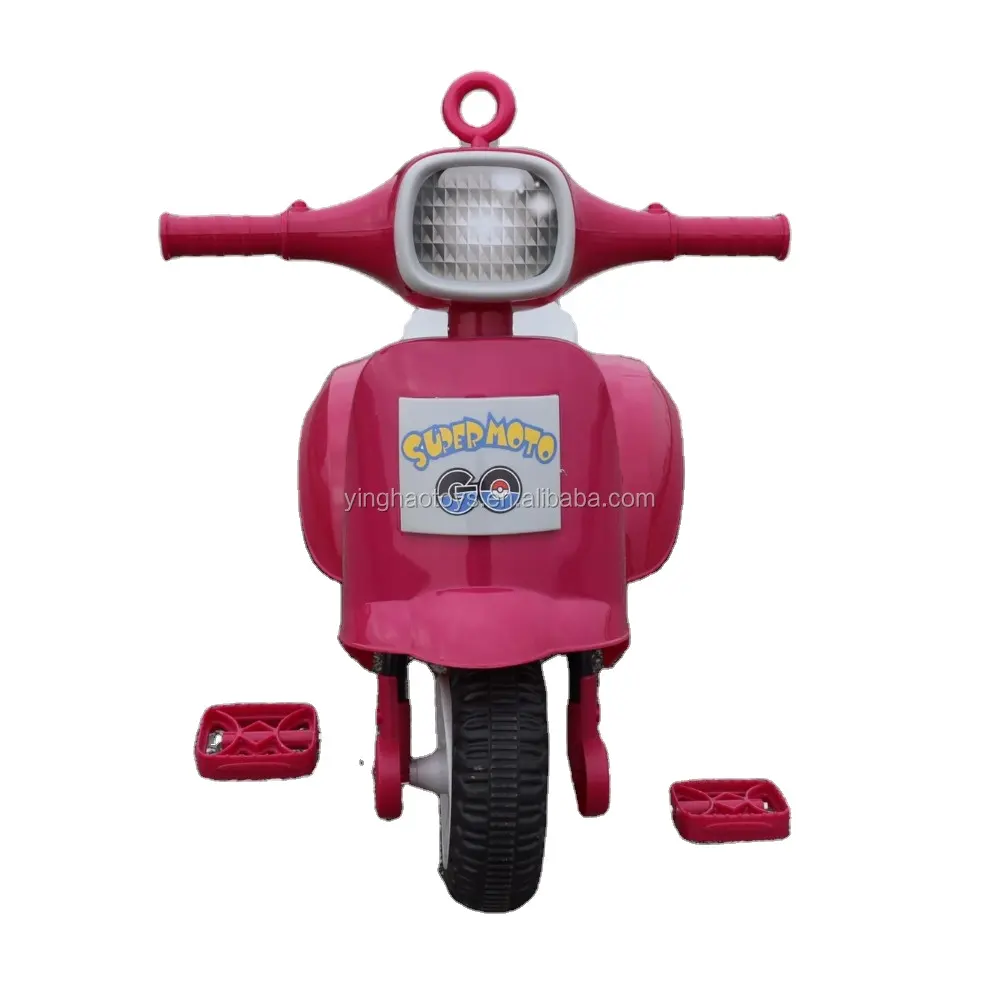 Style Push & Pedal Ride On Car Tricycle Bike for Kids