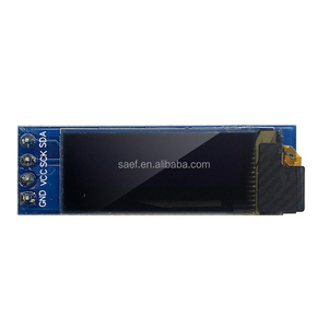 4 pin 5V 0.91 "pollici 128x32 I2C IIC schermo OLED seriale SSD1306 compatibile PIC Arduino Raspberry PI - Product Image 6