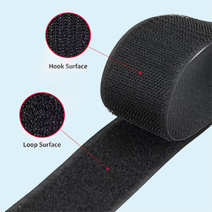 25mm High Quality OEM Velcroes Recycled Adhesive <strong>Hook</strong> and <strong>Loop</strong> Hoop <strong>Loop</strong> Custom Size Hoop and <strong>Loop</strong> for Baby - Product Image 6
