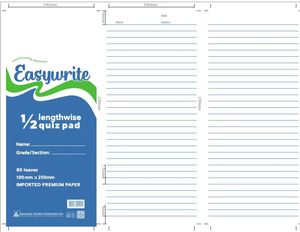Easywrite блокнот для класса 1/класса 2/класса 3/класса 4 и промежуточный блокнот/блокнот для викторины 80 листьев блокнот для Филиппин - Product Image 3